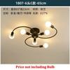 New Vintage Retro Black Iron Ceiling Chandeliers with 3 5 8 Pipes - Classic Loft Lustre for Living Dining Room Decor, Timeless E