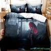 3D Printed Ninomae Inanis holoEN Duvet Cover Anime Bedding Set Double Twin Full Queen King Adult Kids Bedclothes Quilt Cover