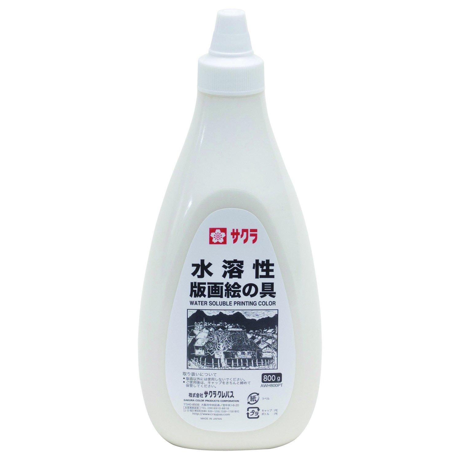 

Sakura Printmaking Cray-Pas Water-Soluble Paint, White, 800g, AWH800PT#50 білий