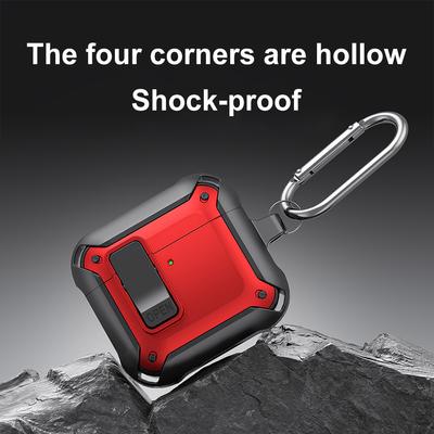 Lock Case for AirPods 4 Protective Skin Case Shockproof with Secure Lock Clip for Apple Airpods 4th Generation Case Cover (2025)