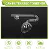 ABJI-16 Mm Aquarium Glass Inflow Outflow Lily Pipe Tube Fish Tank Aquatic Water Plant Canister Filter Suction Cup Hose Set