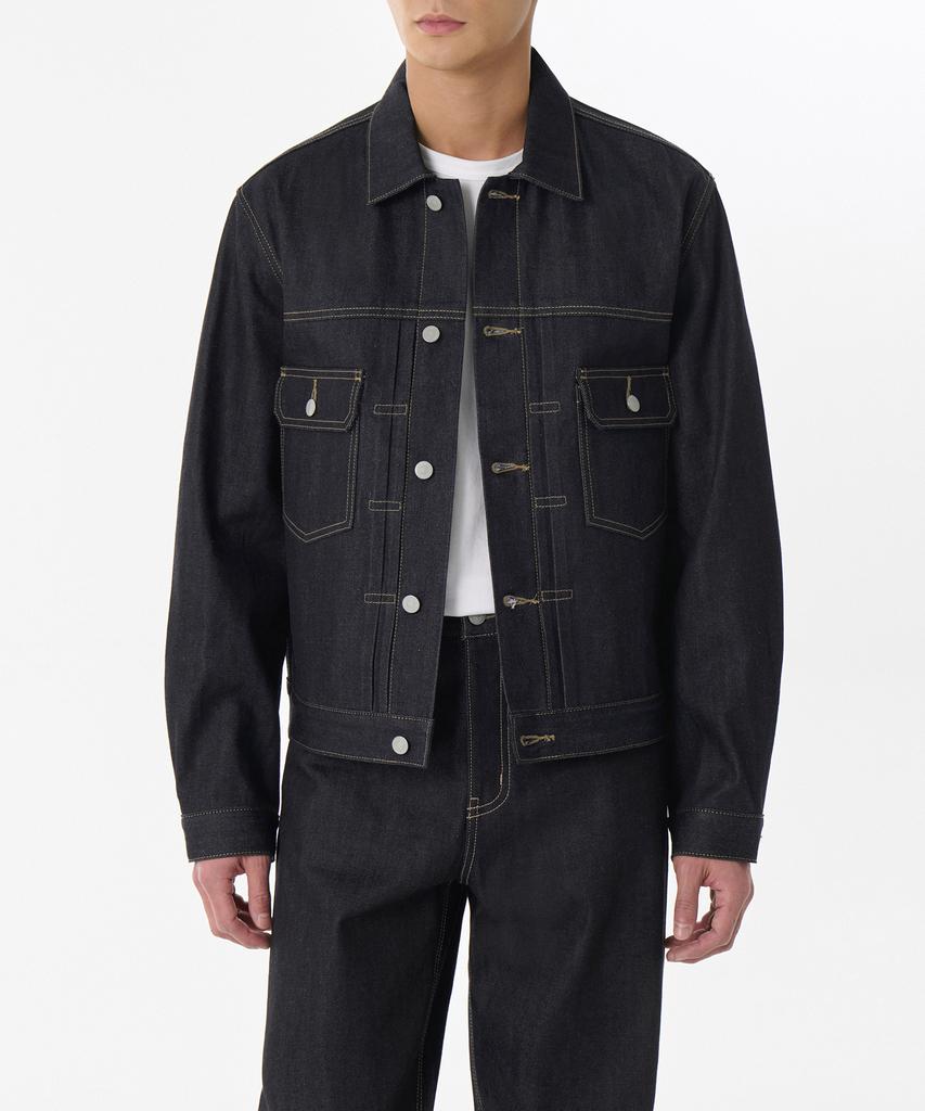 Musinsa Standard Selvedge Denim Trucker Jacket 2 [Deep Indigo]
