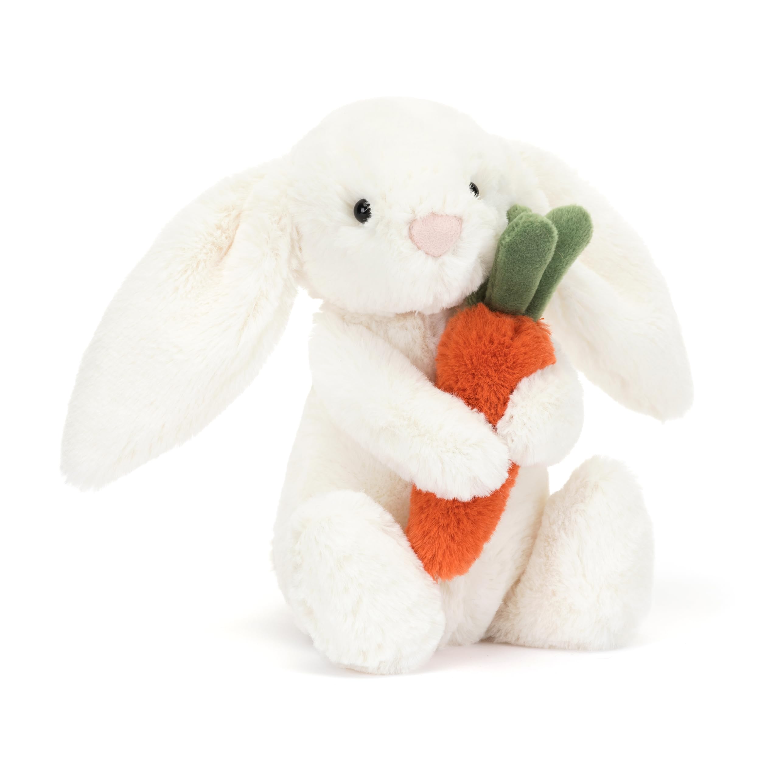 

Jellycat Shy Carrot Bunny Plush Toy, Small 7-inch Rabbit and Bunny Stuffed Animal, Classic Kids Gift
