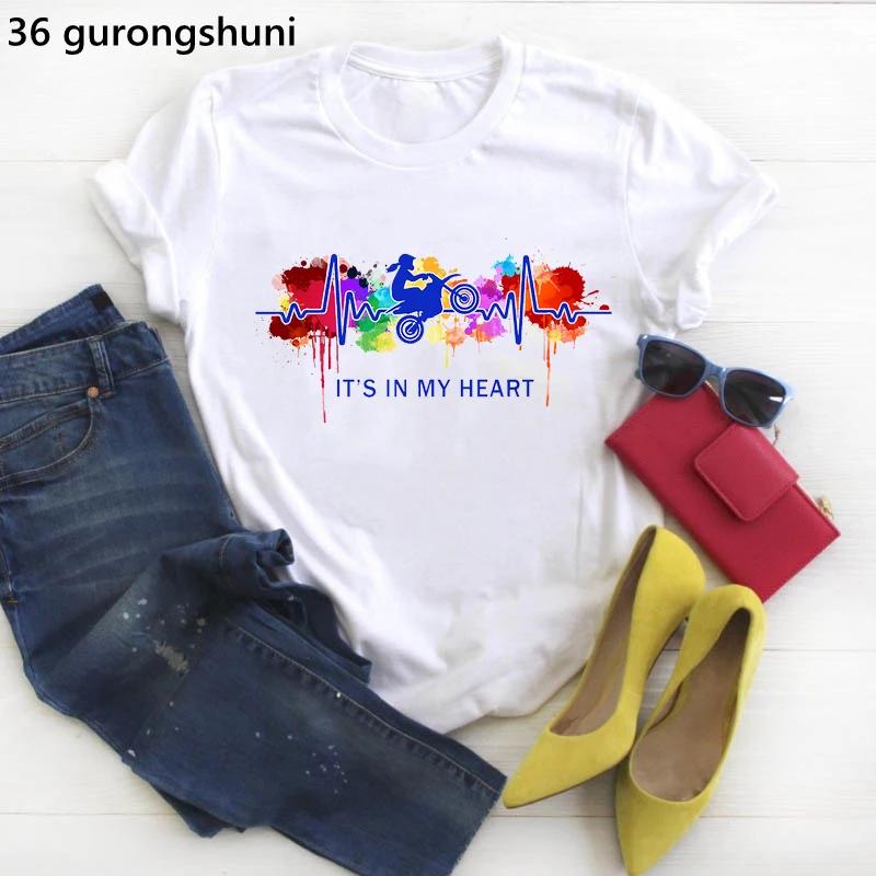 Im A Simple Unisex I Love Motorcycle And Wine Letter Print Tshirt Unisexs Clothing Watercolor Flowers Tshirt Femme Streetwear