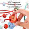 Wooden Animal Bead Maze & Building Blocks Toy for Early Education - Ages 1-3