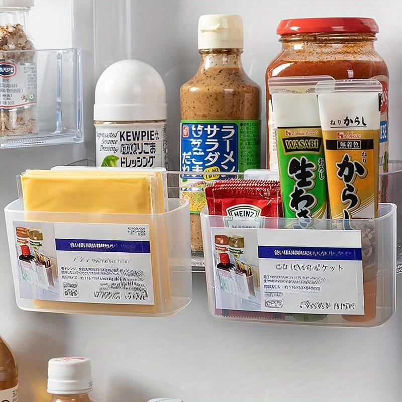 1/5/10/20PCS Space-saving Refrigerator-mounted Cheese Slice Organizer for Condiment Bags and Kitchen Storage
