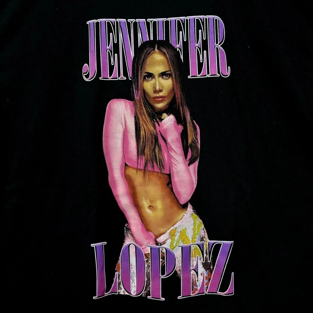 Jennifer Lopez Poster Black Shirt Unisex All size S345XL Gift For Fans Unisex T-Shirt S