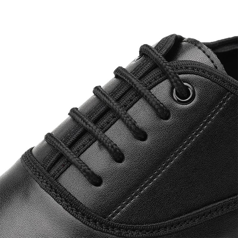 Pantofi de Dans Modern pentru Bărbați din Piele Neagră cu Toc Mic Samba Salsa Tango Latin Pantofi de Dans de Societate 2.5CM Toc de Interior