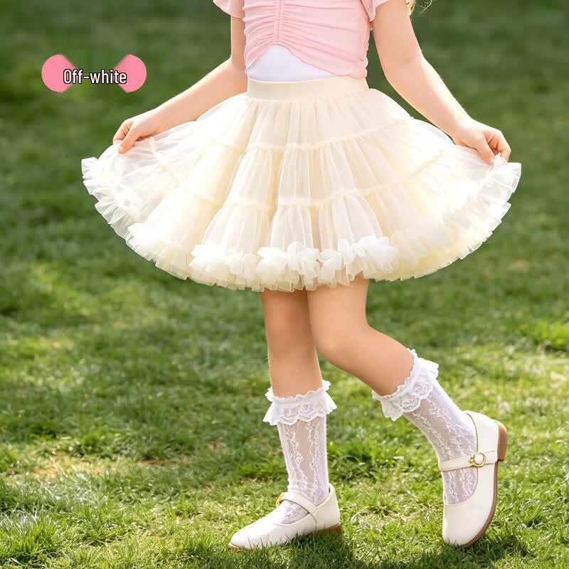 Aiwugo Girls' Sweet Tutu Dance Skirt