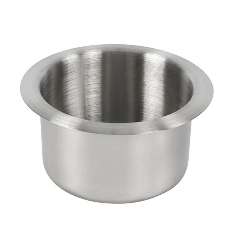 Uchwyt na kubek Odporny na rdzę Wpuszczany Wstawka Uchwyt na napoje do przyczepy Kampery Uniwersalny Stal nierdzewna Uchwyt na kubek Napój Puszkę