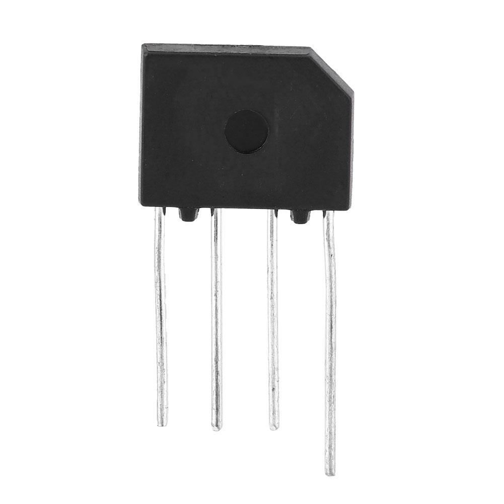 2A 1000V Diode Bridge KBP210 Flat Rectifier Bridge for Electronic Circuit (10pcs)