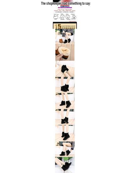 2025 Women's Fleece-Lined Waterproof Snow Boots - Korean Style, Non-Slip, Warm, Mid-Calf.