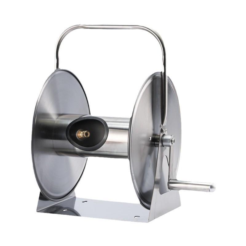 

Water Pipe Storage Rack Wall Mounted Water Pipe Frame Portable Water Pipe Reel Holder Household Car Washer Stainless steel