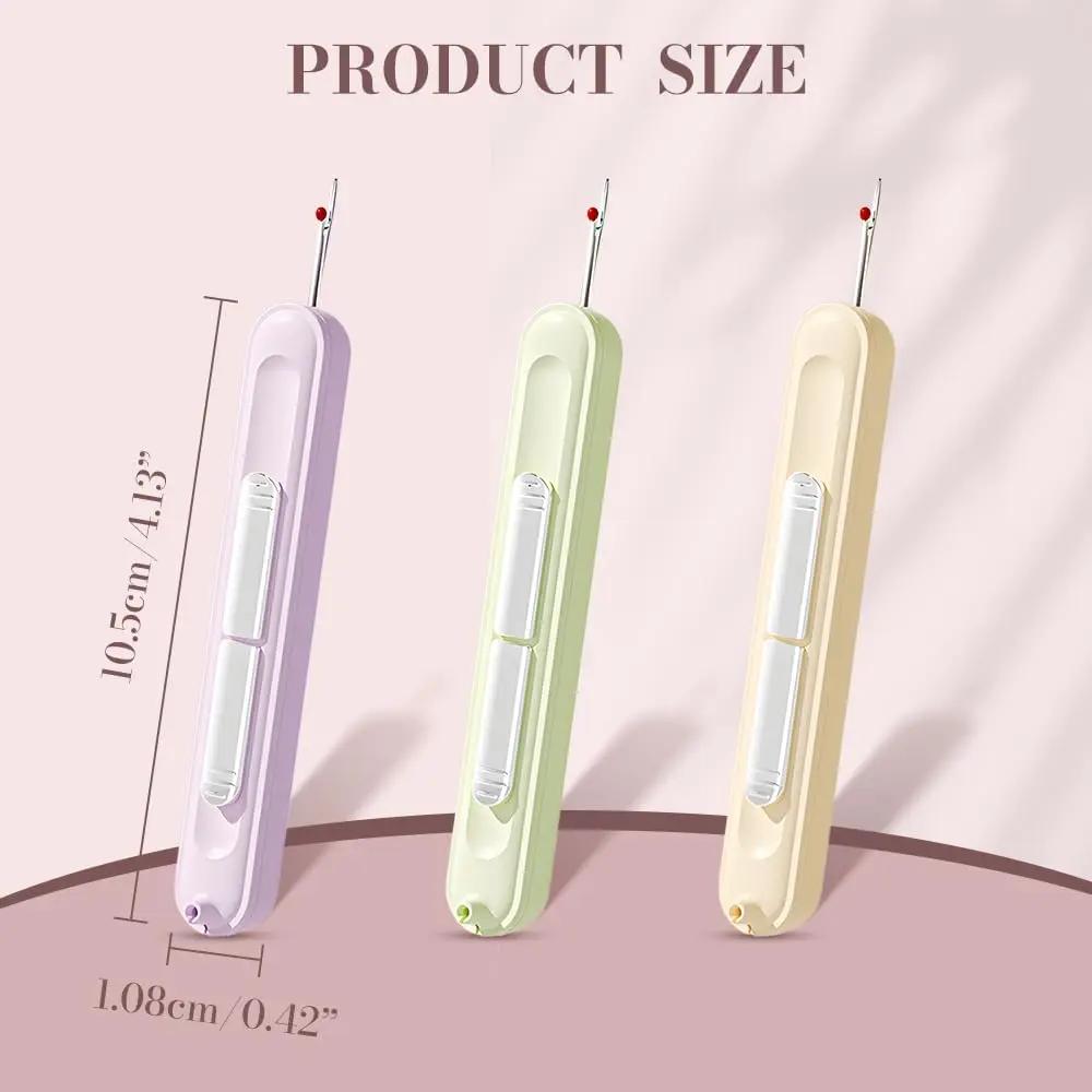 2-In-1 Needle Threader Seam Ripper Tool Seam Ripper Threading Aid For Sewing Needles Multifunctional Sewing Tool Thread Remover