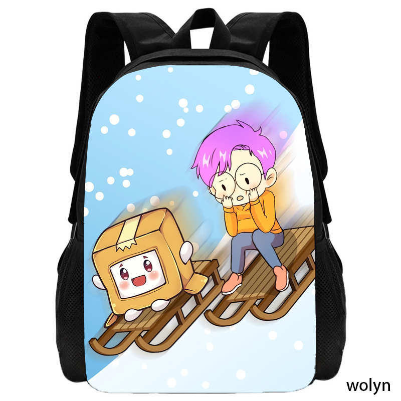LankyBox Rucksack Schultaschen für Mädchen Jungen ,Cartoon Kinderrucksack für die Schule ,Leichtgewichtige Anime Spiel Kindertaschen, Bestes Geschenk