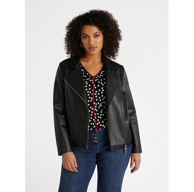 Куртка из имитации кожи Fiorella Rubino R334T001183N033 EU 50