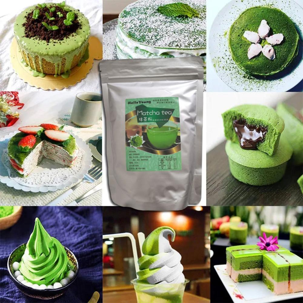 Té Verde Matcha Orgánico en Polvo Cosecha Japonesa de Primera 100% Puro Sin Sabor Molido Fino para Batidos Latte Horneado Metabolismo Impulso de Energía