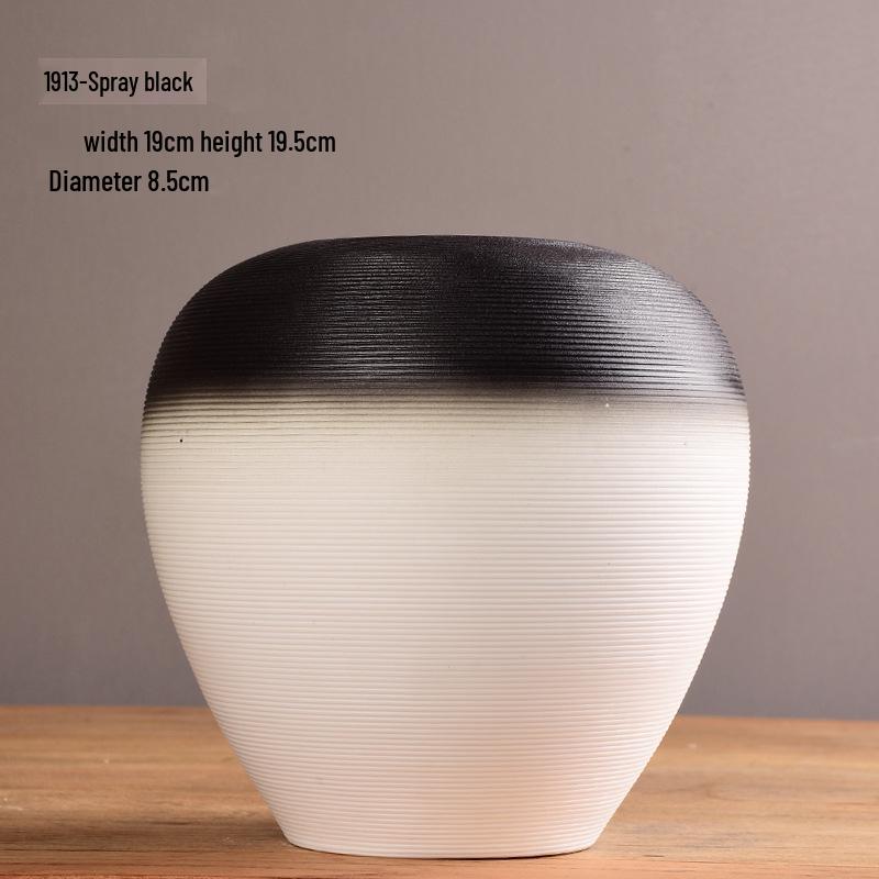 Handmade Modern Minimalist Ceramic Vase for Creative Flower Arrangements