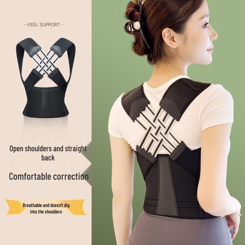 Correcteur de posture unisexe: Ceinture de Soutien Dorsal Invisible Anti-Bosse pour une Posture Améliorée et un Soutien de la Poitrine