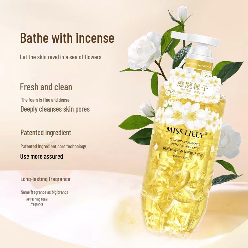 Miss Lilly Gardenia Petal Fragrance Shower Gel 400ml