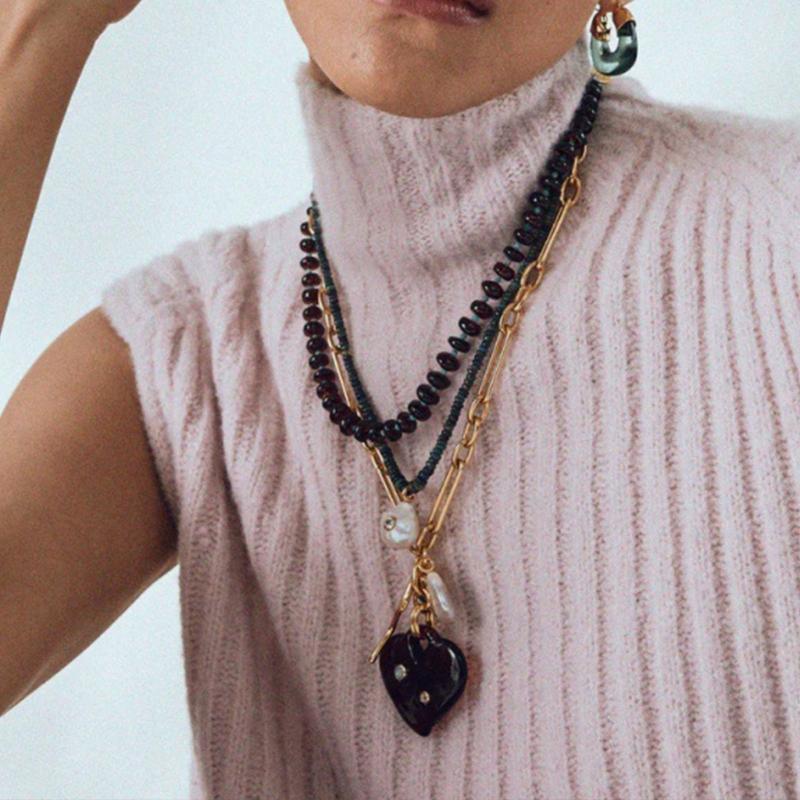 Colorful Minimalists Pendant Necklace Decoration for Women Portable for Any Occasion And Enhancing Your Elegant Styles