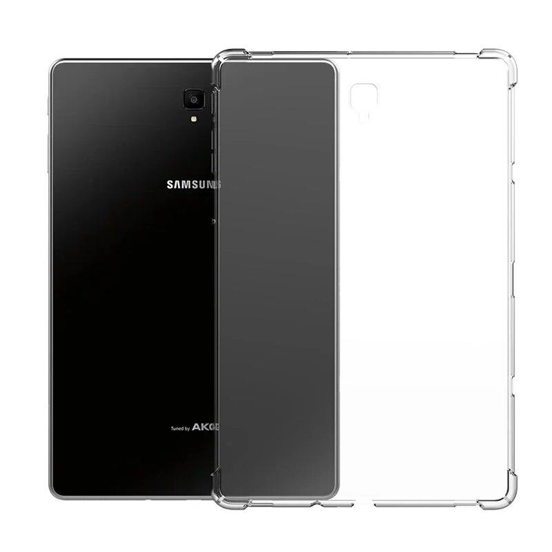 

Для Samsung Galaxy Tab S4 10,5 2018 T830 SM-T835 Мягкий защитный чехол из ТПУ с защитой от трещин, Tab A 10,5 AT590F противоударный силиконовый чехол T830 10.5inch чистый