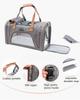 Pet Bag Aviation License To Go Out Portable Folding Cat Bag High-end Travel Car Dog Bag Breathable Messenger