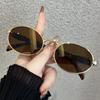 Retro Round Metal Sunglasses Women Glasses New Fashion Leopard Sun Glasses Trendy Brand Designer Eyewear Female Male UV400