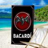 Asciugamano da Spiaggia in Microfibra con Logo Pipistrello Bacardi Rum, Leggero e Asciugatura Rapida, per Viaggi Estivi, Essenziale per la Spiaggia, Piscina all'Aperto