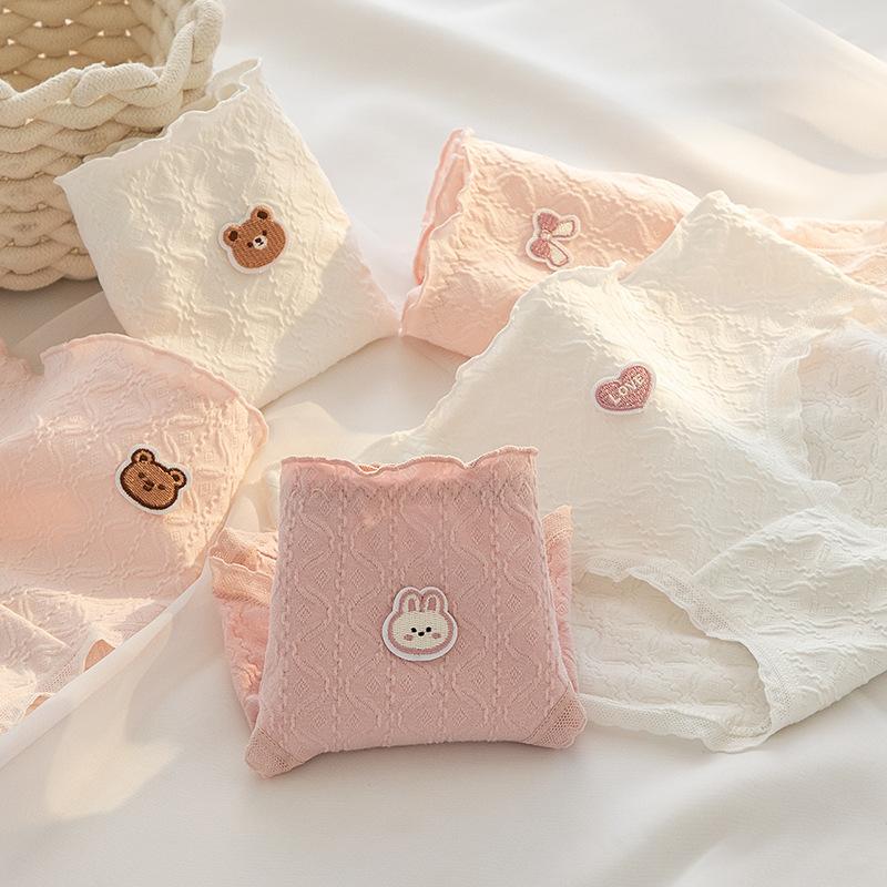 

Нижнее белье класса А из чистого хлопка для женщин, все хлопковые трусы, антибактериальные, бесшовные, с ластовицей, дышащие, треугольные шорты для женщин, трусики XL