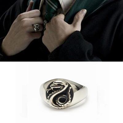 Pierścień Cosplay Węża Slytherina Biżuteria Unisex Pierścienie Prezent Rekwizyt Akcesoria