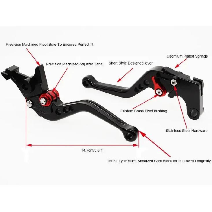 For Kawasaki Z750 (not Z750S Model) 2007-2012 Clutch Brake Levers Set