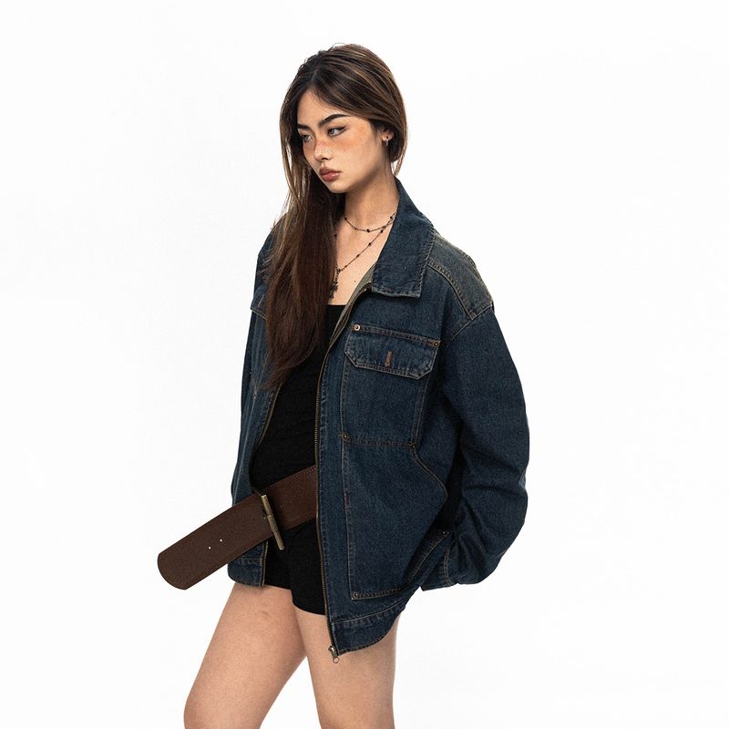 

Blackbb Выстиранный Градиент 24S Потертый Повседневный Вышитый Blue XXL