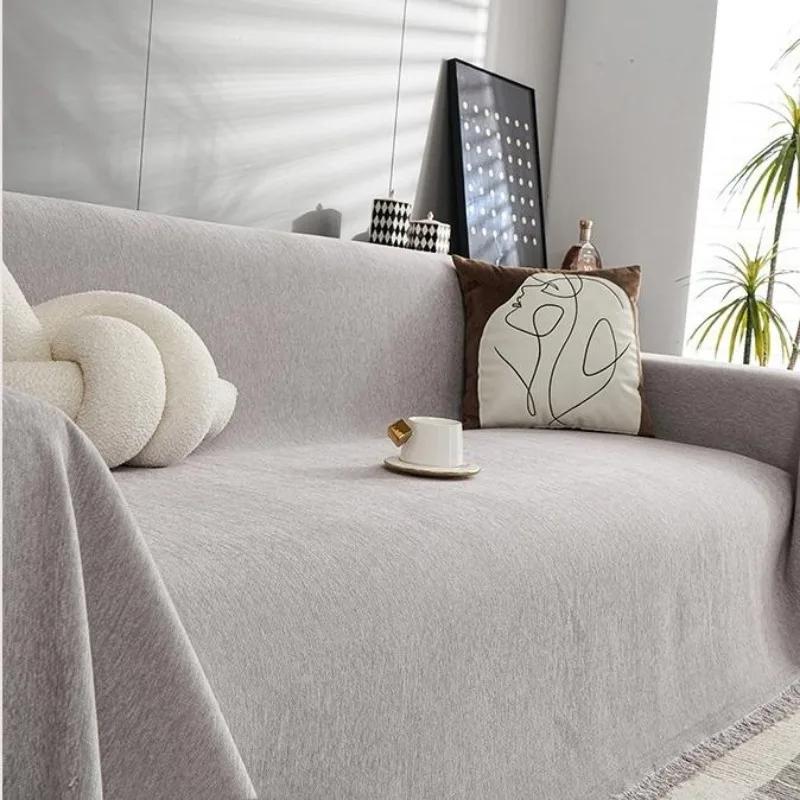 1pcs Simple Sofa Towel Full Coverage Anti-cat Scratch Couch Protector Cover for Living Room Dog Bed Cover and Pet Blanke