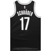 Nike Dri-Fit NBA Brooklyn Nets Dennis Schroder 17 Skin-Friendly Versatile Trendy Basketball Jersey Men jersey Black DN2128-010