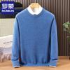 Romon Men's 100% Pure Cashmere Round Neck Sweater