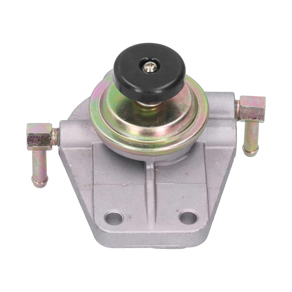 Diesel Fuel Filter Primer Pump, KIMISS 16401‑VC10D Aluminum Alloy Fuel Filter Base Diesel Fuel