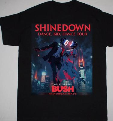 NEU Shinedown Dance, Kid, Dance Tour 2025 Schwarzes T-Shirt in allen Größen