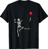 Skeleton Lost Balloon Retro Funny Saying Halloween T-Shirt