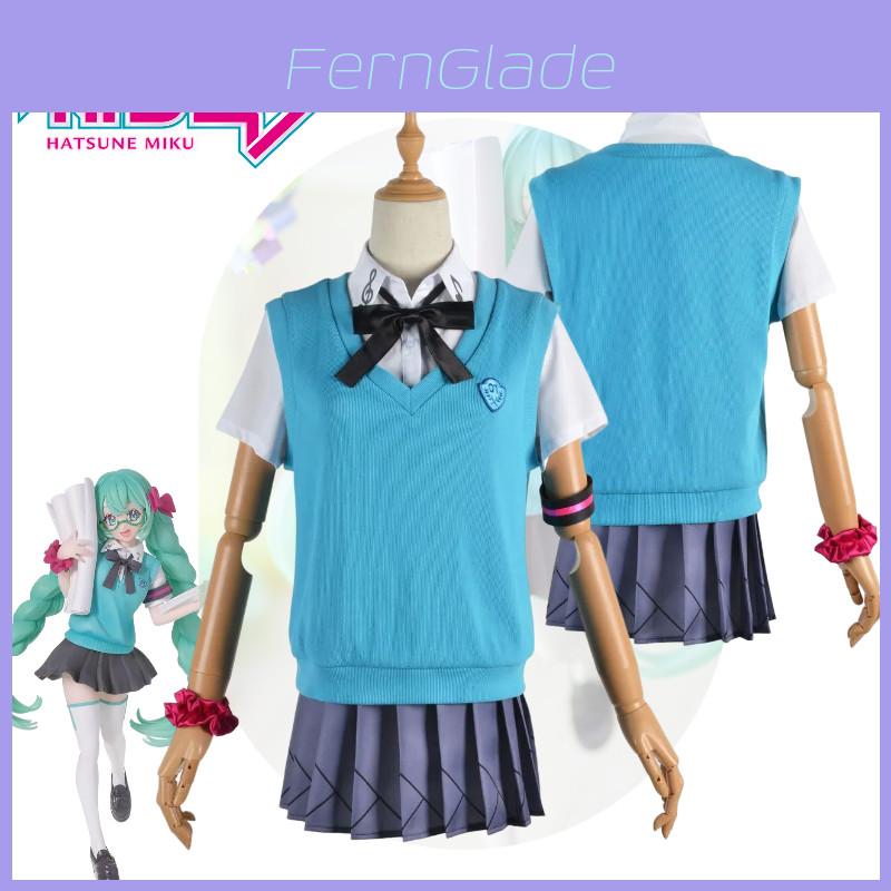 Sweet And Fresh Vocaloid Hatsune Miku 16th Anniversary Cosplay Jk Uniform