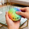 Colorful Stress Ball Steamed Bun Squeeze Toy Cute Slow Rising Fidget for Pressure Relief Soft Non-Sticky Decompression Gadget Kids Adults