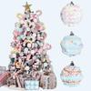 12Pcs Macaron Color Hanging Balls for Christmas Tree 6cm Christmas Spheres Pendant  Office