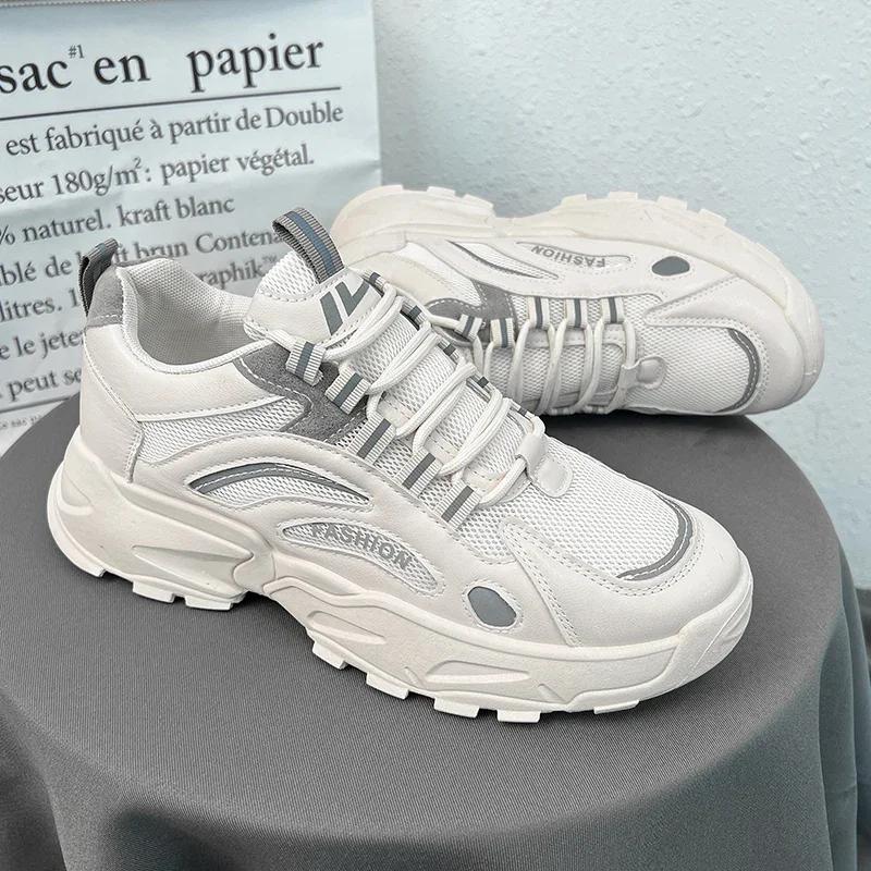 Fashion 2025 New Casual Sports Dad Shoes for Men Trendy Shoes Men's Sneakers Male Breathable Platform Tenis Masculino Shoes Zapatillas