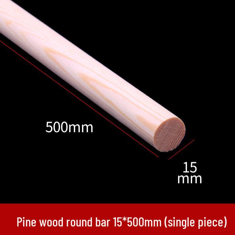 Round Pine Wood Stick for DIY Crafts and Models