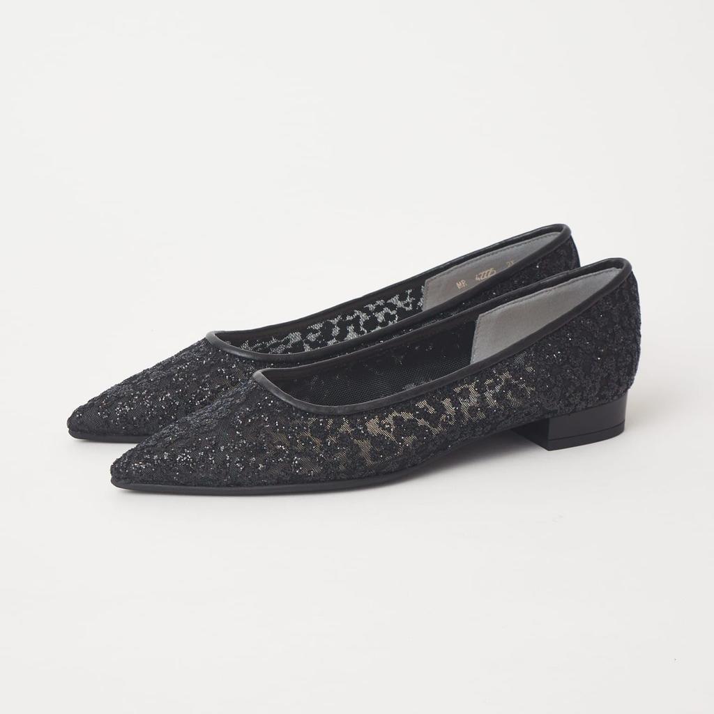 Low heel flat made in 182644600007 [Diana] shoes, Japan, black, 21.5cm,