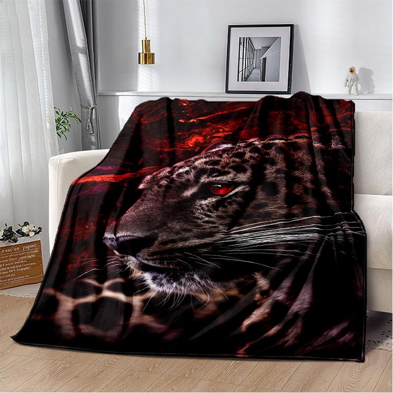 Personalized German Shepherd blanket Husky tiger camping picnic blanket living room sofa throw blanket