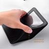 Portafoglio Uomo Sottile con Fantasia in Fibra di Carbonio, Portafoglio Bifold con Blocco RFID, Portacarte Minimalista per Tasca Anteriore, Portafoglio con Clip per Banconote per Uomo