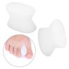 1 Pair Silicone Gel Toe Protector Straightener Separator Alignment Pain Relief LJ