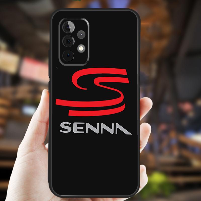 Racing Ayrton Senna Case For Samsung Galaxy A26 A54 A14 A36 A16 A33 A56 A15 A55 A53 A35 A22 A32 A52 A34 A05 A06