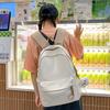 Schoolbag Solid Color Simple Small Fresh Backpack 1011 New Lightweight Student Backpack Casual Fashion Handbag Bag